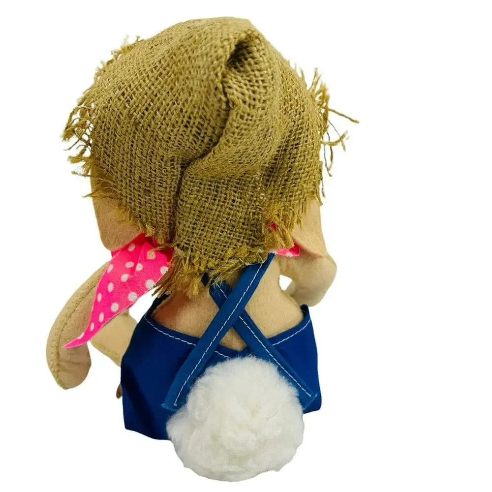 Annalee Doll Cloth Bunny Rabbit Farmer Country Boy Overalls 11